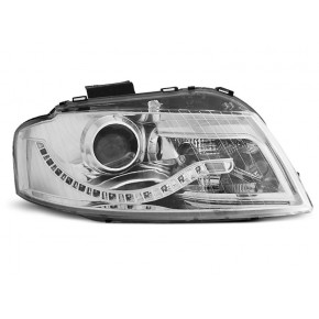 Phares de jour chrome avant pour Audi A3 8P 2005-2008 a 490,28 € LPAU53 chez CAROU TUNING
