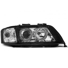 Phares Angel Eyes Noirs Avant pour Audi A6 1997-2001 a 368,18 € LPAU70 chez CAROU TUNING
