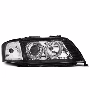 Phares Xenon Yeux d'Ange Noirs pour Audi A6 1997-1999 a 293,60 € LPAU80 chez CAROU TUNING