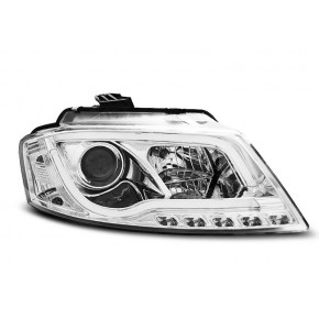 FEUX DE ROUTE TUBE LUMINEUX DRL CHROME s'adapte à AUDI A3 8P 08-12 a 584,74 € LPAU99 chez CAROU TUNING