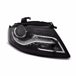Phares Vrais DRL Noirs Avant pour Audi A4 B8 2004-2011 a 912,49 € LPAUC6 chez CAROU TUNING