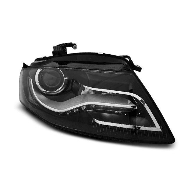Phares Vrais DRL Noirs Avant pour Audi A4 B8 2004-2011 a 912,49 € LPAUC6 chez CAROU TUNING