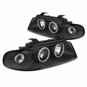 Phares Angel Eyes CCFL Noirs Avant pour Audi A4 1994-1998 a 376,00 € LPAUD7 chez CAROU TUNING