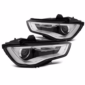 Phare Tube Lumineux DRL Noir Avant pour Audi A3 8V 2012-2016 a 1 336,50 € LPAUE7 chez CAROU TUNING