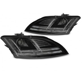 Phares Xenon LED DRL Noir SEQ pour Audi TT 10-14 8J avec AFS a 1 079,68 € LPAUF2 chez CAROU TUNING
