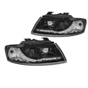 Phares de Jour Noirs Avant pour Audi A4 B6 Cabrio 02-06 a 458,40 € LPAUF4 chez CAROU TUNING