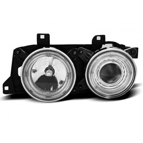Phares Angel Eyes Chrome Avant pour BMW E32/E34 a 386,22 € LPBM10 chez CAROU TUNING