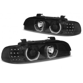 Phares Angel Eyes 3D Noirs Avant pour BMW E39 09.95-06.03 a 560,64 € LPBM19 chez CAROU TUNING