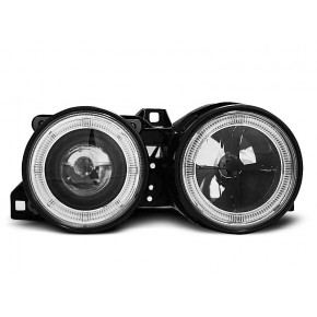 Phares Angel Eyes Noirs Avant pour BMW E30 11.82-06.94 a 410,29 € LPBM23 chez CAROU TUNING