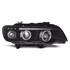  Phares Angel Eyes Noirs Avant pour BMW X5 E53 1999-2003 à  320,66 €  Chez CAROU TUNING CONCEPT en GuadeloupePhares Angel Eyes Noirs Avant pour BMW X5 E53 1999-2003
