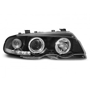 Phares Angel Eyes Noirs Avant pour BMW E46 1999-2003 Coupe a 376,00 € LPBM49 chez CAROU TUNING