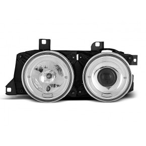 Phares Angel Eyes Chrome Avant pour BMW E32/E3 a 370,58 € LPBM50 chez CAROU TUNING