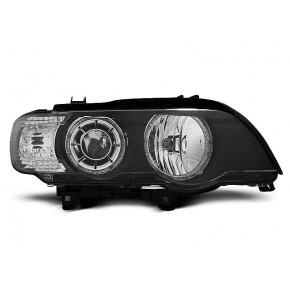  Phares Angel Eyes Noirs Avant pour BMW X5 E53 1999-2003 à  518,53 €  Chez CAROU TUNING CONCEPT en GuadeloupePhares Angel Eyes Noirs Avant pour BMW X5 E53 1999-2003