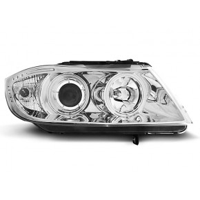 Phares Angel Eyes CCFL Chrome Avant pour BMW E90/E91 2005-2008 a 484,86 € LPBM61 chez CAROU TUNING