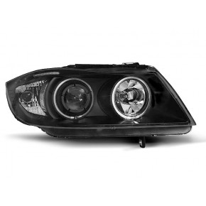 Phares Angel Eyes CCFL Noirs pour BMW E90/E91 2003-2008 a 484,86 € LPBM62 chez CAROU TUNING