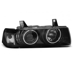 Phares Angel Eyes CCFL Noirs Avant pour BMW E36 12.90-08.99 S/C/T a 335,10 € LPBM68 chez CAROU TUNING