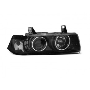 Phares Angel Eyes CCFL Noirs Avant pour BMW E36 12.90-08.99 a 335,10 € LPBM70 chez CAROU TUNING