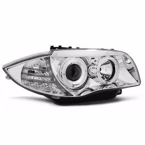  Phares Angel Eyes Chrome Avant pour BMW 1 E87/E81/82/88 04-11 à  395,25 €  Chez CAROU TUNING CONCEPT en GuadeloupePhares Angel Eyes Chrome Avant pour BMW 1 E87/E81/82/88 04-11