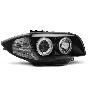 Phares Angel Eyes Noirs Avant pour BMW 1 E87/E81/82/88 04-11 a 395,25 € LPBM80 chez CAROU TUNING