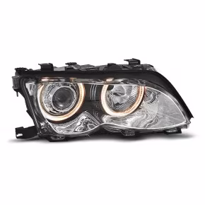  Phares Angel Eyes Chrome Avant pour BMW E46 2001-2005 S/T à  478,84 €  Chez CAROU TUNING CONCEPT en GuadeloupePhares Angel Eyes Chrome Avant pour BMW E46 2001-2005 S/T