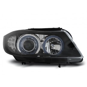 Phare Angel Eyes Noir LED Avec Indicateur Pour BMW E90/E91 03-08 a 647,85 € LPBM90 chez CAROU TUNING