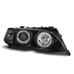 Phares Angel Eyes Noirs Avant pour BMW E46 2001-2005 a 424,71 € LPBMA0 chez CAROU TUNING