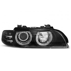 Phares Angel Eyes Noirs LED pour BMW E39 1995-2003 a 518,53 € LPBMA6 chez CAROU TUNING