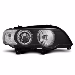  Phares Angel Eyes LED Noirs Avant pour BMW X5 E53 1999-2003 à  635,83 €  Chez CAROU TUNING CONCEPT en GuadeloupePhares Angel Eyes LED Noirs Avant pour BMW X5 E53 1999-2003