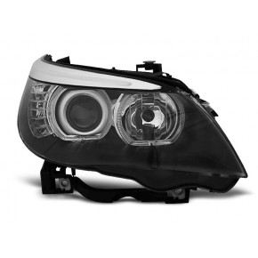 Phares Angel Eyes LED Noirs Avant pour BMW E60/E61 2003-2007 a 915,50 € LPBME3 chez CAROU TUNING