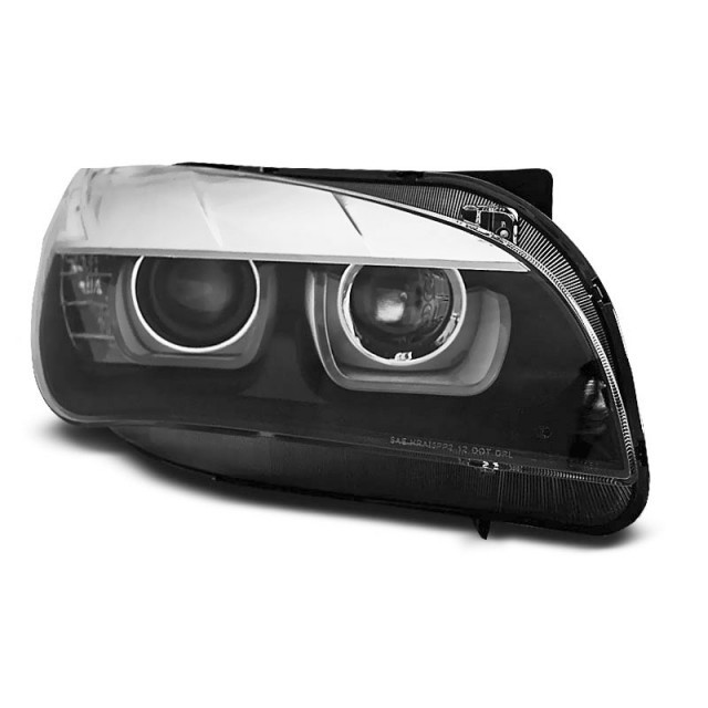 Phares Xenon U-LED Noirs Avant pour BMW X1 E84 08.12-01.14 a 733,25 € LPBME6 chez CAROU TUNING