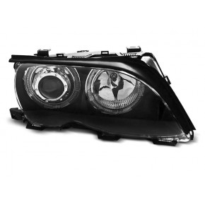 Phares Angel Eyes LED Noirs Avant pour BMW E46 2001-2005 a 431,33 € LPBMG3 chez CAROU TUNING