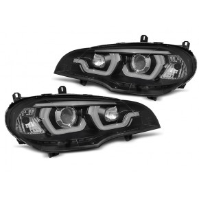  Phare Tube Lumière DRL Noir Avant pour BMW X5 E70 2007-2013 à  595,53 €  Chez CAROU TUNING CONCEPT en GuadeloupePhare Tube Lumière DRL Noir Avant pour BMW X5 E70 2007-2013