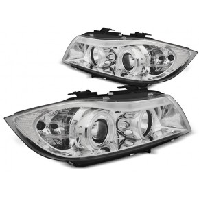 Phares Angel Eyes CCFL Chrome Avant pour BMW E90/E91 2003-2008 a 457,79 € LPBMH6 chez CAROU TUNING