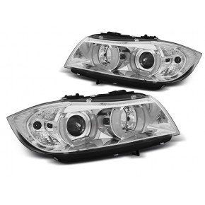 Phares U-LED 3D Chrome Avant pour BMW E90/E91 2003-2008 a 542,60 € LPBMI3 chez CAROU TUNING