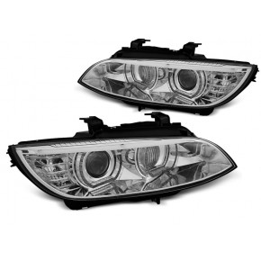 Phares Xenon Yeux D'Ange LED Chrome Avant pour BMW E92/E93 06-10 a 711,00 € LPBMJ4 chez CAROU TUNING