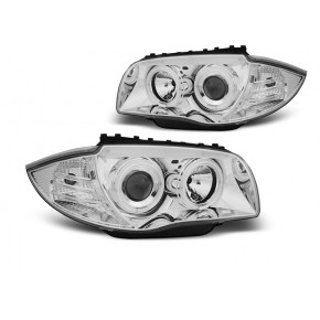 Phares Angel Eyes CCFL Chrome Avant pour BMW 1 E87/E81/82/88 04-11 a 474,04 € LPBMM5 chez CAROU TUNING