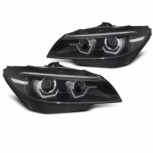 Phares Xenon LED DRL Noirs AFS Seq pour BMW Z4 E89 2009-2013 a 1 308,83 € LPBMM8 chez CAROU TUNING