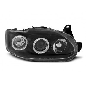 Yeux d'ange noirs avant pour Ford Escort MK7 1995-2000 a 335,10 € LPFO06 chez CAROU TUNING
