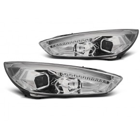 Feux de Jour LED Chromés Avant pour Ford Focus MK3 2015-2018 a 563,65 € LPFO78 chez CAROU TUNING