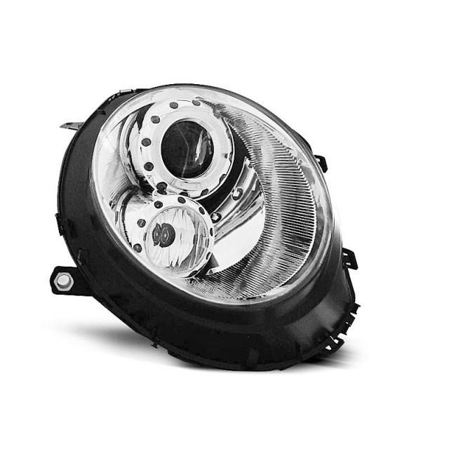Phares Anges Yeux Chrome Avant pour BMW Mini Cooper 2006-2014 a 443,96 € LPMC05 chez CAROU TUNING