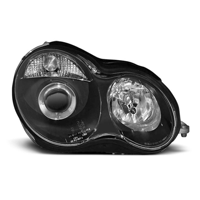 Phares Noirs Avant pour Mercedes W203 C-Classe 07.00-03.04 a 377,20 € LPME17 chez CAROU TUNING