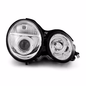  Phares Angel Eyes Chrome Avant pour Mercedes W210 E-Class 95-05.99 à  471,03 €  Chez CAROU TUNING CONCEPT en GuadeloupePhares Angel Eyes Chrome Avant pour Mercedes W210 E-Class 95-05.99
