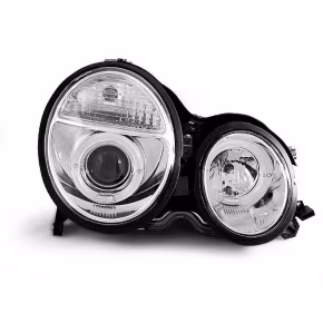  Phares Angel Eyes Chrome Avant pour Mercedes W210 E-Class 06.99-02 à  471,03 €  Chez CAROU TUNING CONCEPT en GuadeloupePhares Angel Eyes Chrome Avant pour Mercedes W210 E-Class 06.99-02