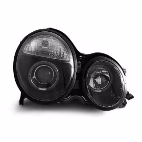  Phares Angel Eyes Noirs Avant pour Mercedes W210 E-Classe 06.99-02 à  471,03 €  Chez CAROU TUNING CONCEPT en GuadeloupePhares Angel Eyes Noirs Avant pour Mercedes W210 E-Classe 06.99-02