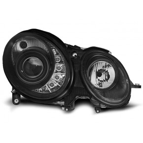Phares De Jour Noirs Avant Pour Mercedes W211 E-Class 03-06 a 651,45 € LPME58 chez CAROU TUNING