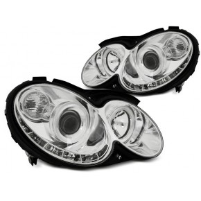 PHARES DE JOUR CHROME s'adaptent à MERCEDES CLK W209 03-10 a 768,28 € LPMEA5 chez CAROU TUNING
