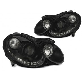 PHARES DE JOUR NOIRS s'adaptent à MERCEDES CLK W209 03-10 a 768,28 € LPMEA6 chez CAROU TUNING