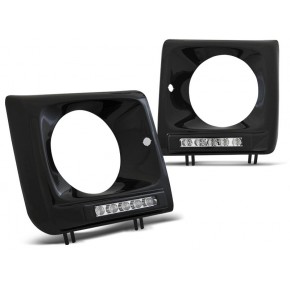 Cadre De Phare LED DRL Noir Pour Mercedes W461, W463 01-12 a 371,18 € LPMEA8 chez CAROU TUNING