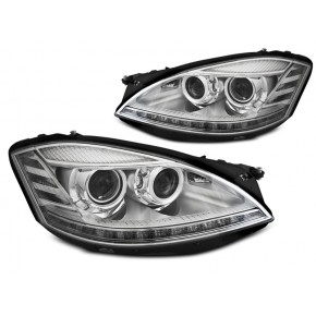 Phares Xenon Jour Chrome Séquentiels pour Mercedes W221 05-09 a 2 785,97 € LPMEC5 chez CAROU TUNING
