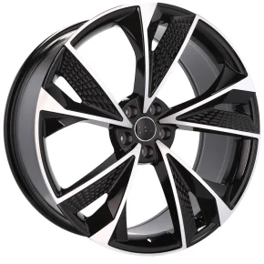  4 jantes 7.0 16 5x112 design Audi Fluotournage Noir Brillant à  1 142,51 €  Chez CAROU TUNING CONCEPT en Guadeloupe4 jantes 7.0 16 5x112 design Audi Fluotournage Noir Brillant